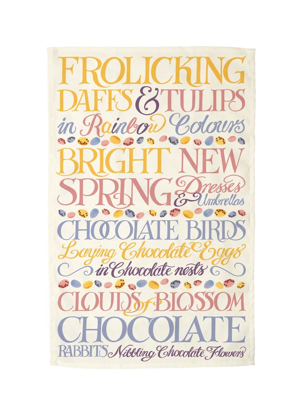 Easter Toast Mini Eggs Tea Towel