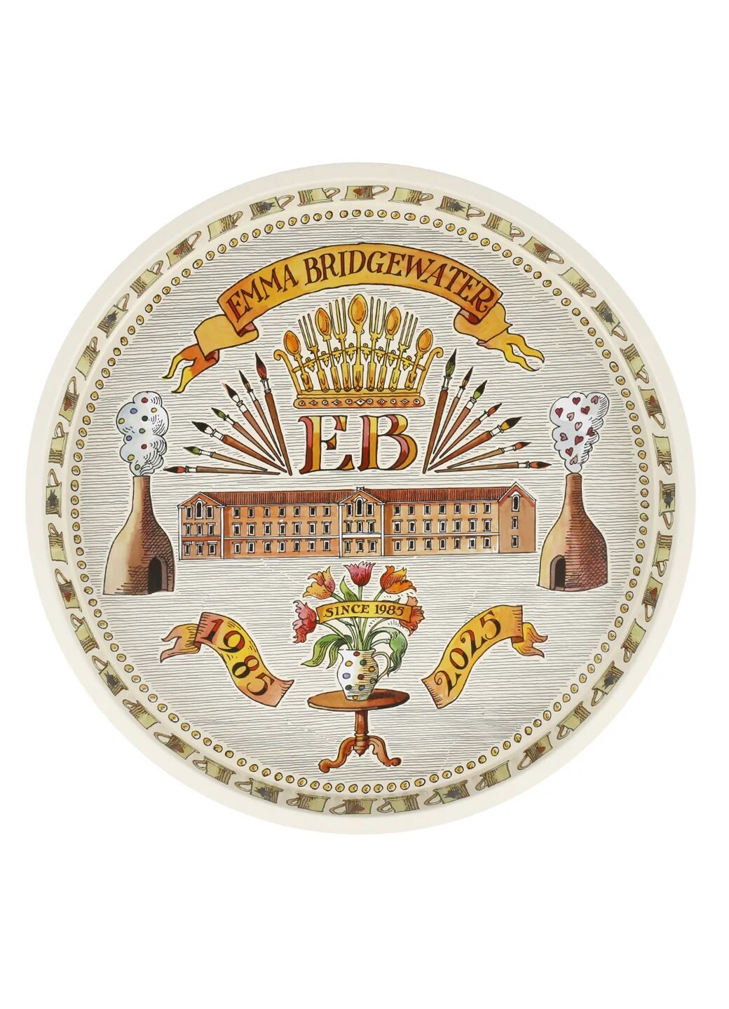 Emma Bridgewater 40 Years Round Tin Tray