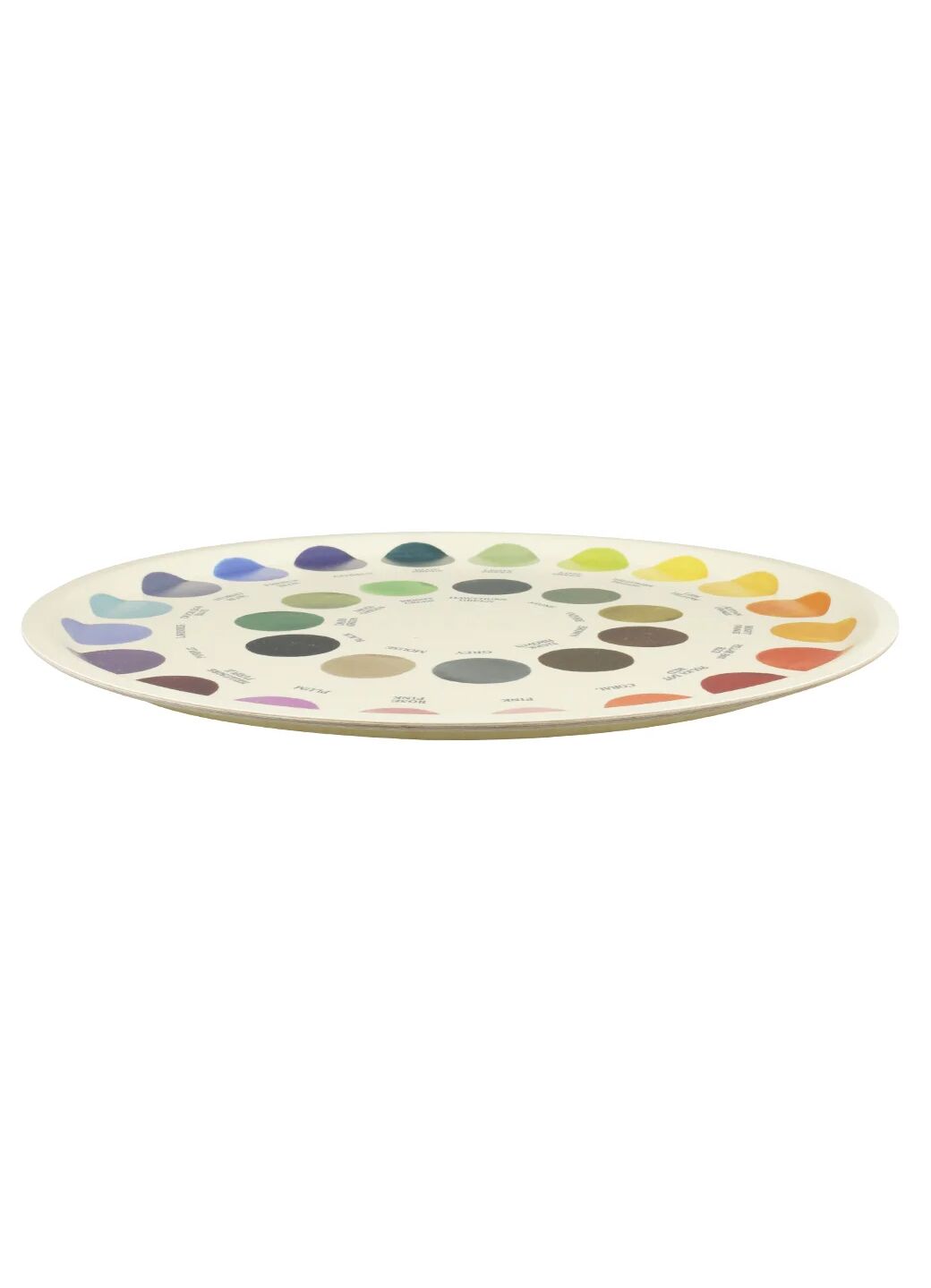 Colour Chips Round Birch Tray