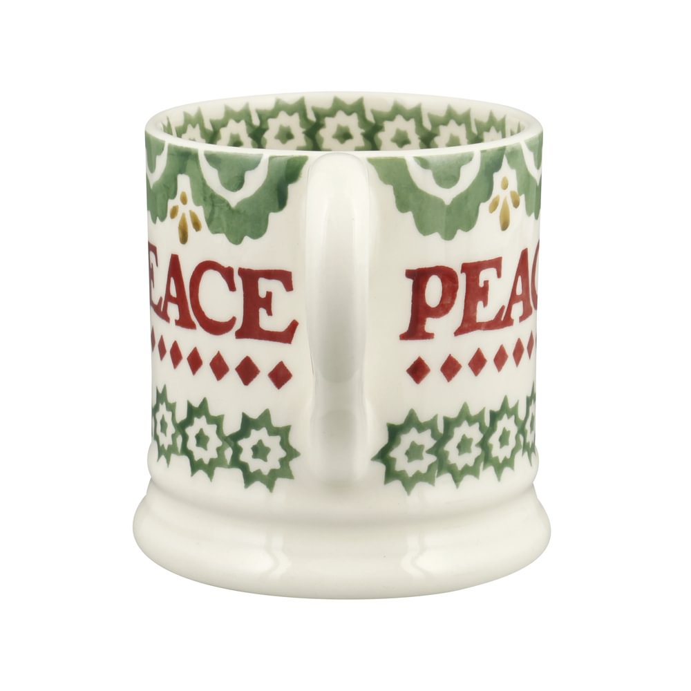 Seconds Christmas Joy Peace 1/2 Pint Mug