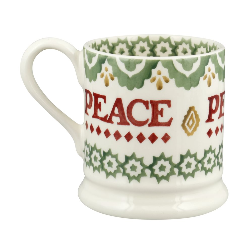 Seconds Christmas Joy Peace 1/2 Pint Mug