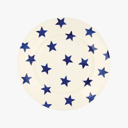Seconds Blue Star 8 1/2 Inch Plate