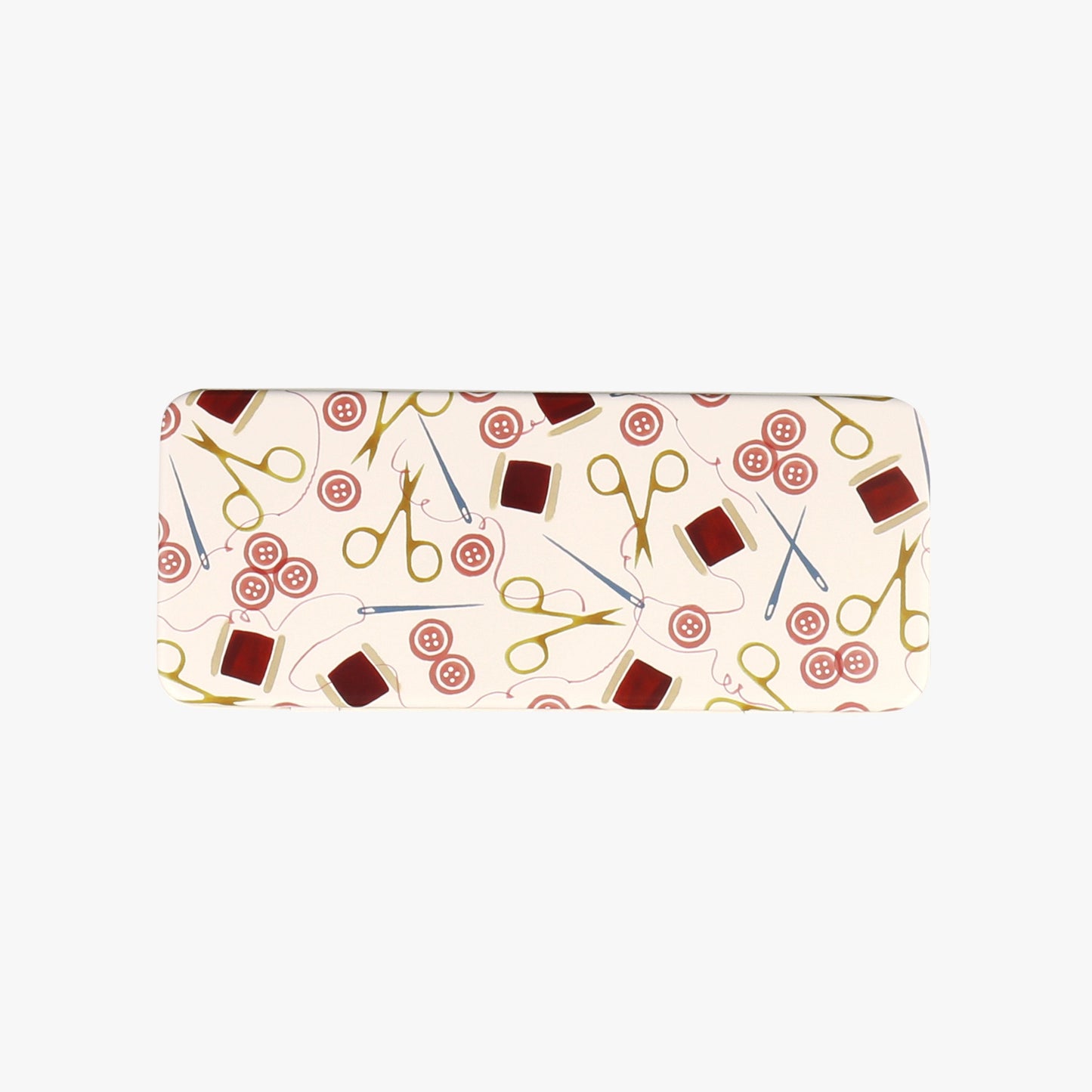 Pink Crafting Long Deep Rectangular Tin