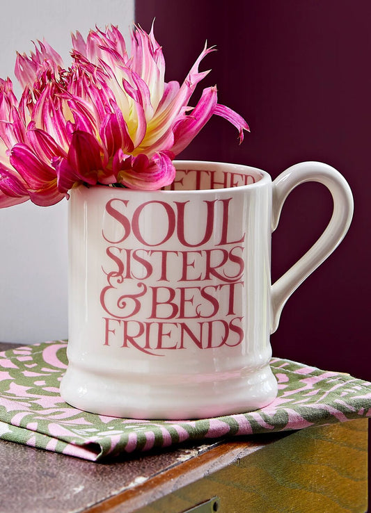 Pink Toast Soul Sisters 1/2 Pint Mug