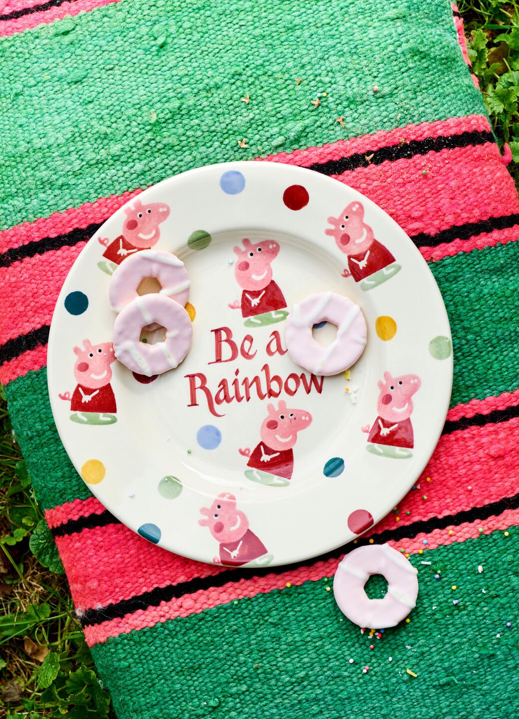 Personalised Peppa Pig 8 1/2 Inch Plate