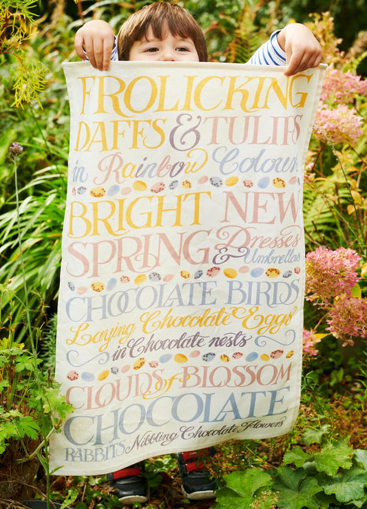 Easter Toast Mini Eggs Tea Towel