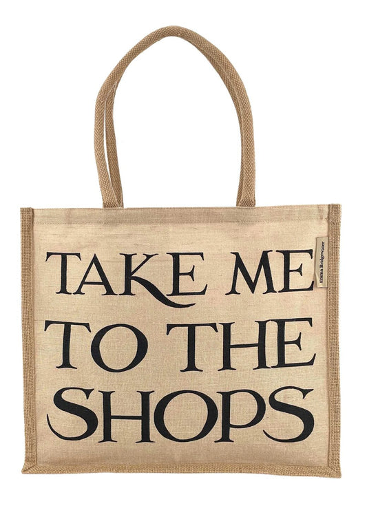 Black Toast Medium Shopper Bag