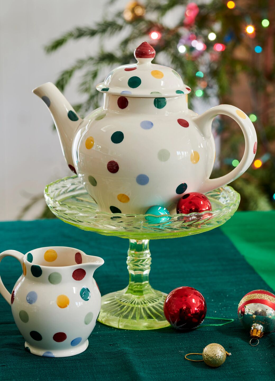 Polka Dot 4 Mug Teapot