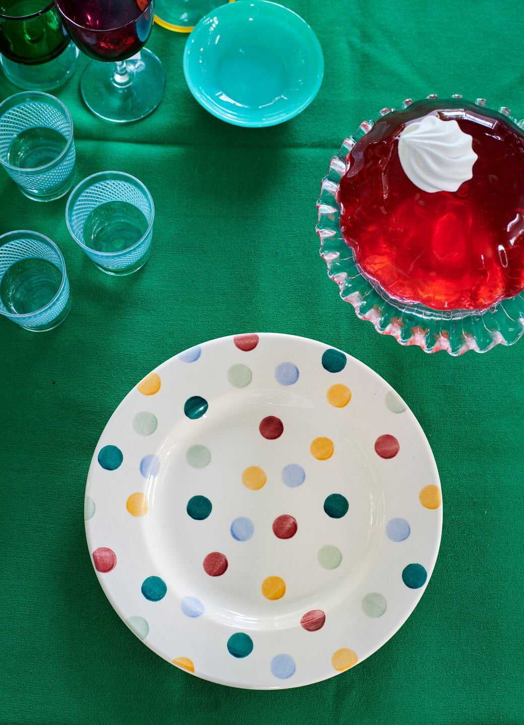 Seconds Polka Dot 8 1/2 Inch Plate