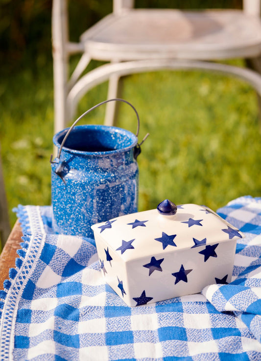 Blue Star Small Butter Dish