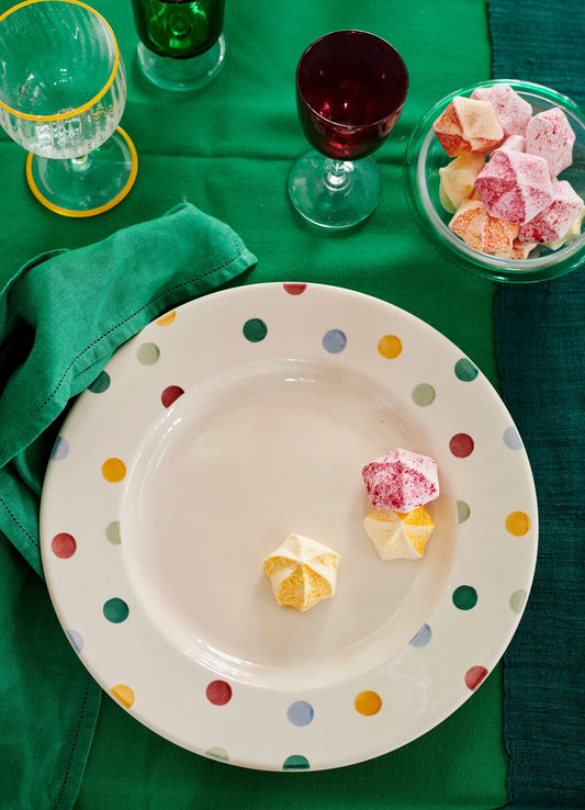 Seconds Polka Dot 10 1/2 Inch Plate