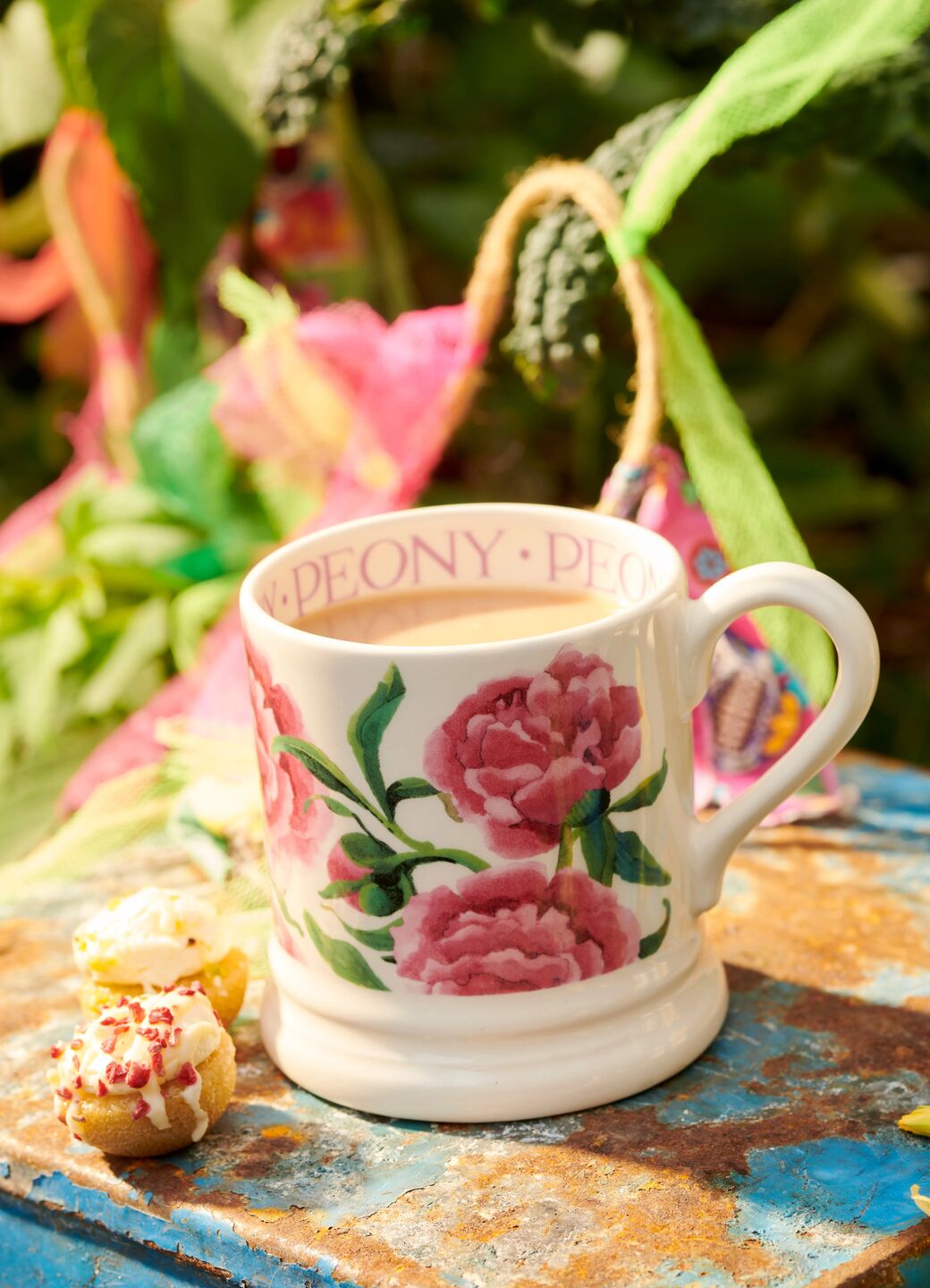 Pink Peony 1/2 Pint Mug