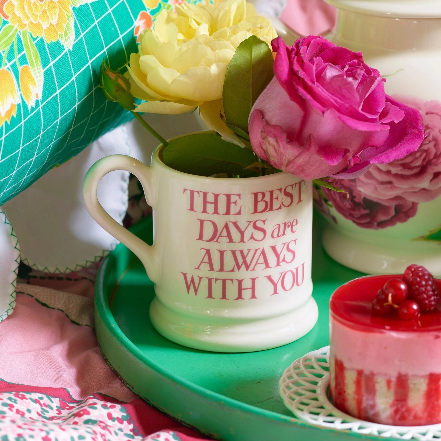 Seconds Pink Toast My Brilliant Friend 1/2 Pint Mug
