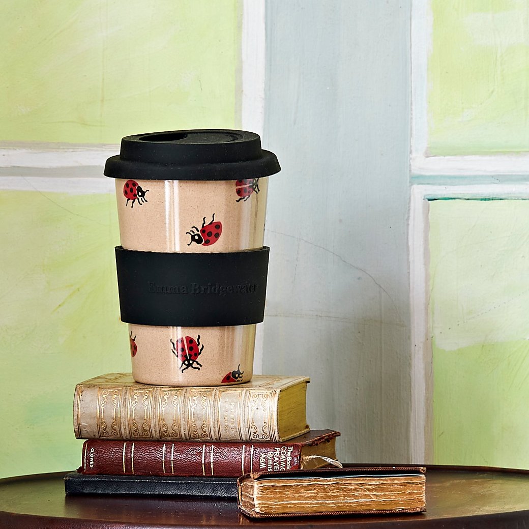 Ladybird Rice Husk Travel Cup