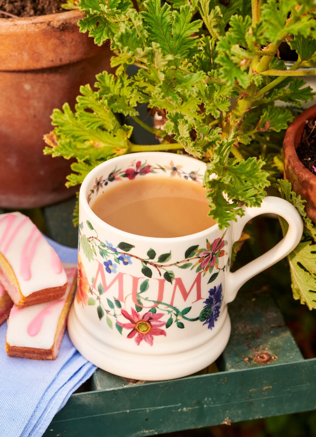 Garden Flowers Mum 1/2 Pint Mug