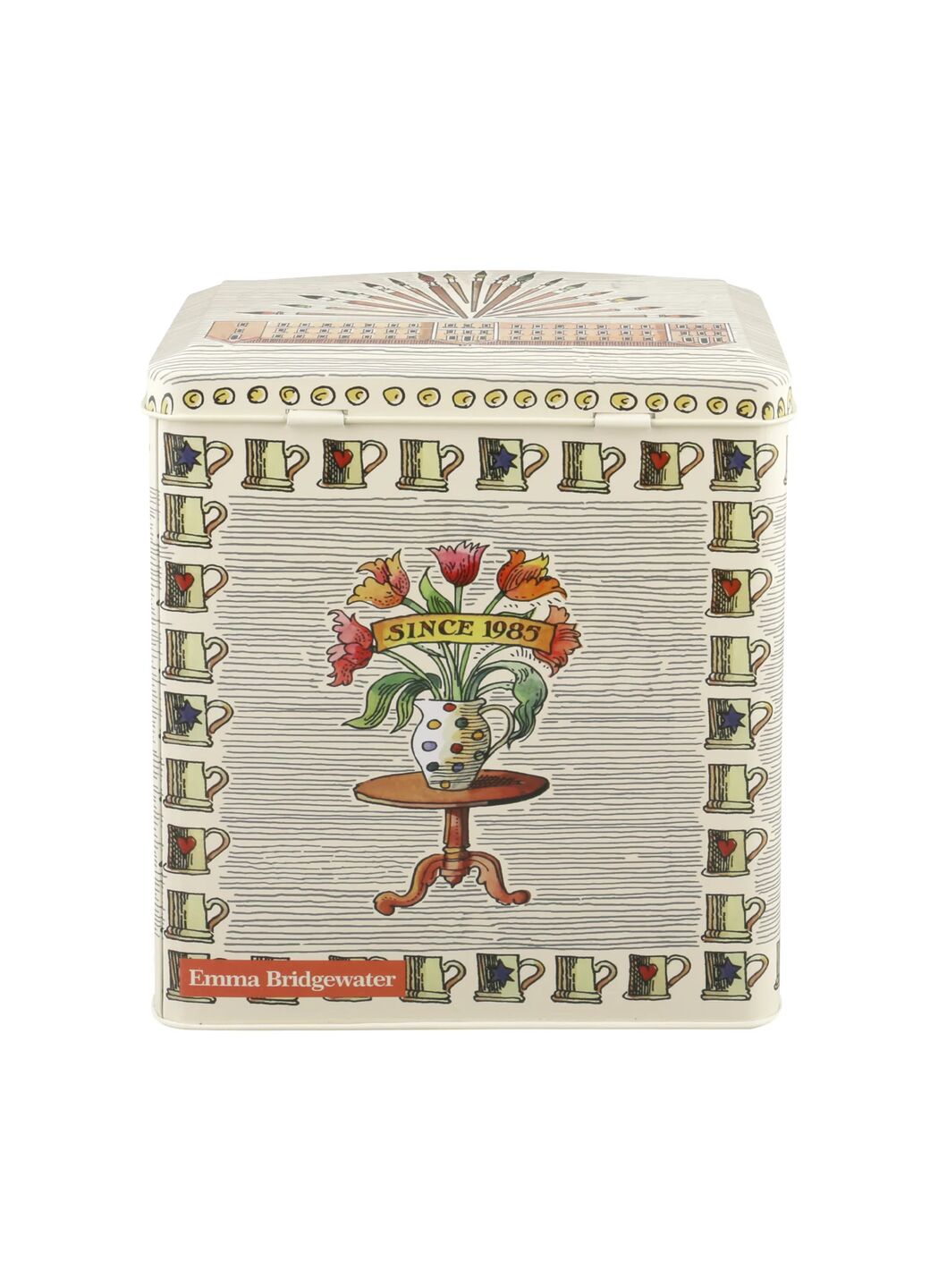 Emma Bridgewater 40 Years Bow Fronted Caddy