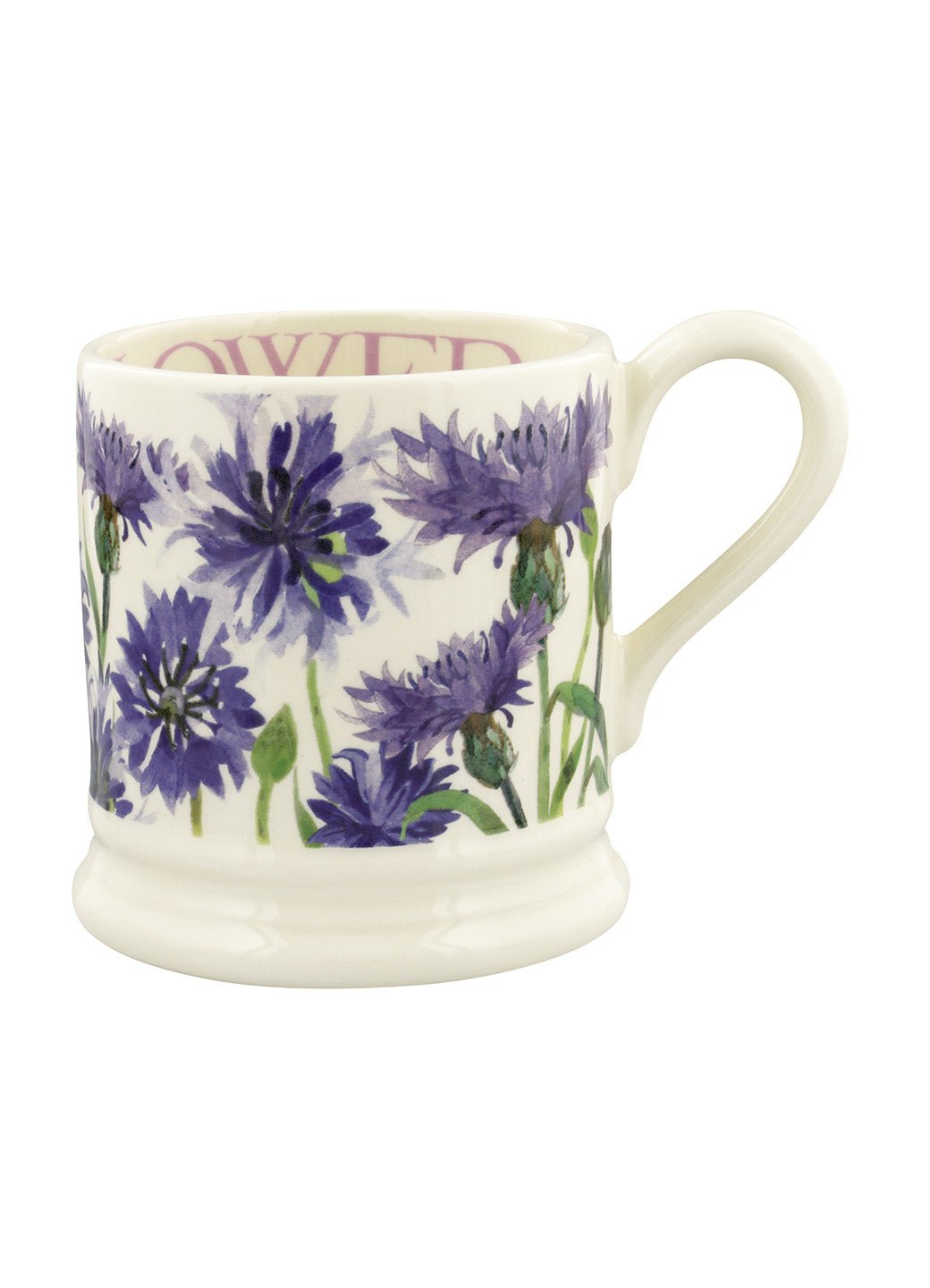 Flowers Cornflower 1/2 Pint Mug