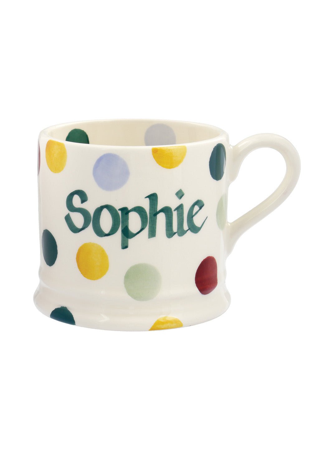 Personalised Polka Dot Small Mug