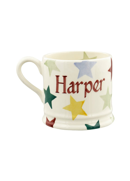 Personalised Polka Star Small Mug