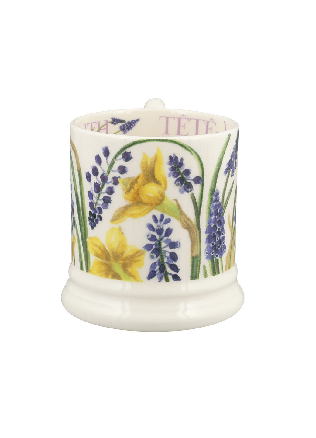 Tete-A-Tete & Grape Hyacinth 1/2 Pint Mug