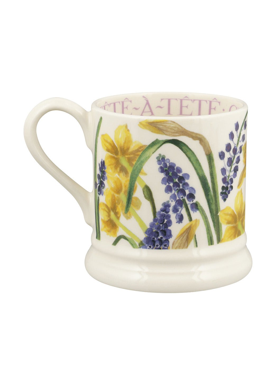 Tete-A-Tete & Grape Hyacinth 1/2 Pint Mug