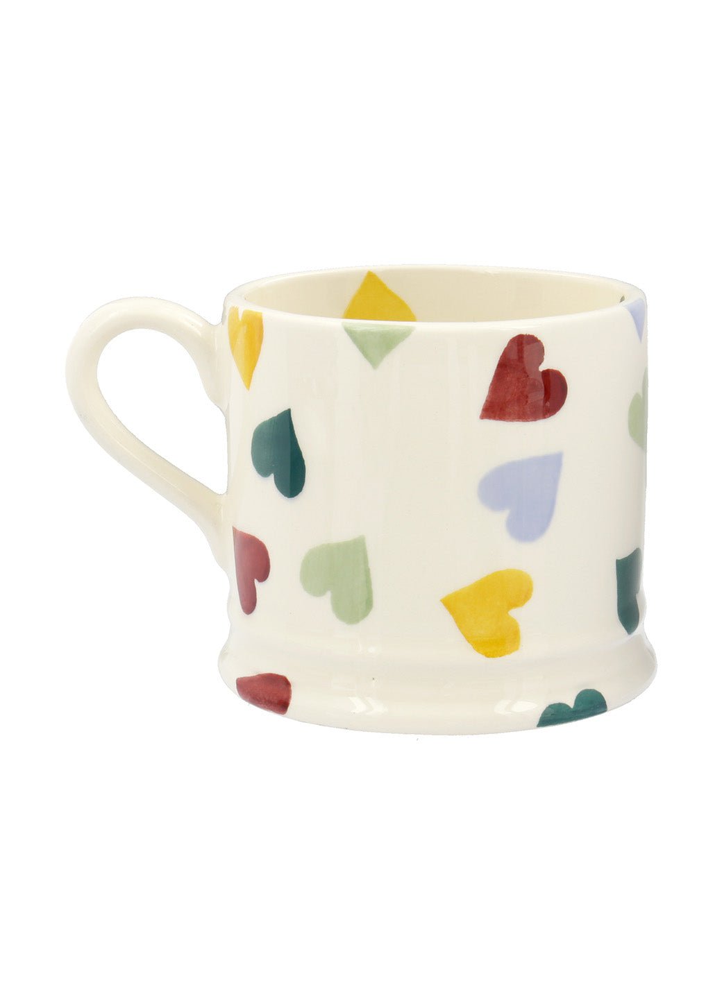 Personalised Polka Hearts Small Mug