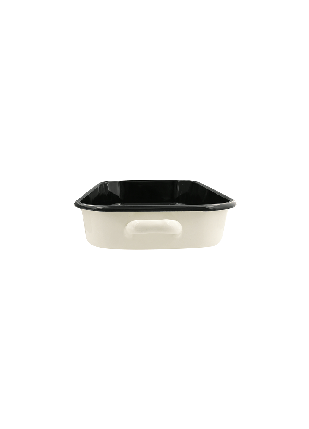 Black Toast Enamel Roasting Dish with Handles 38cm