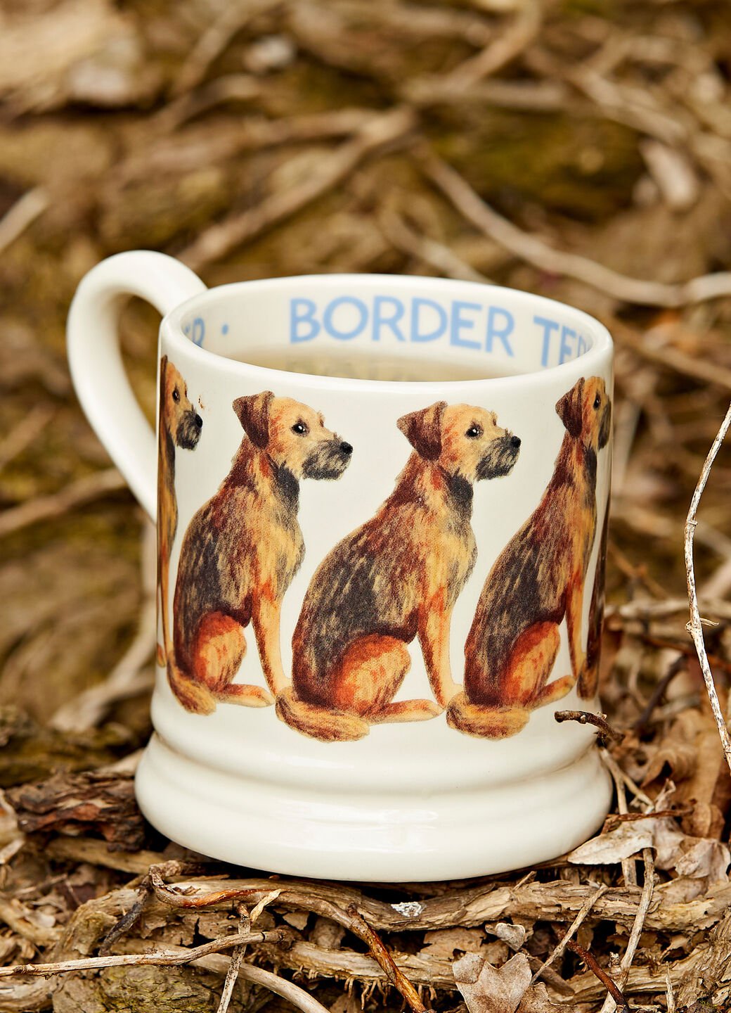 Border Terrier 1/2 Pint Mug