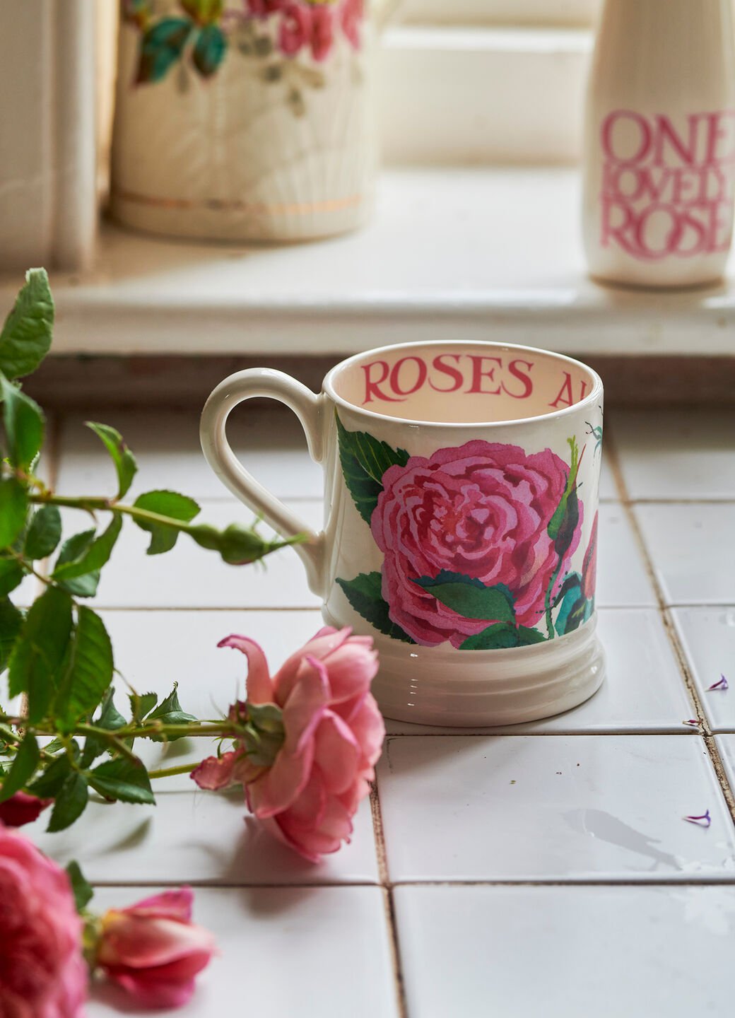 David Austin® Emma Bridgewater™ Rose 1/2 Pint Mug