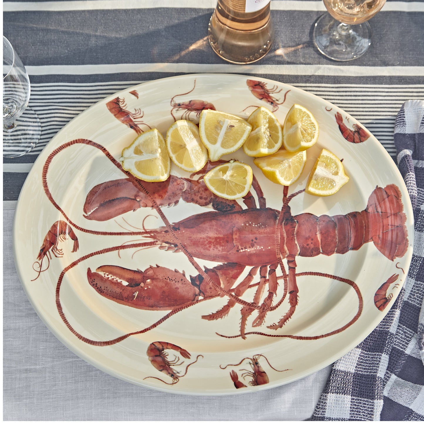 Shellfish Lobster Large Oval Platter