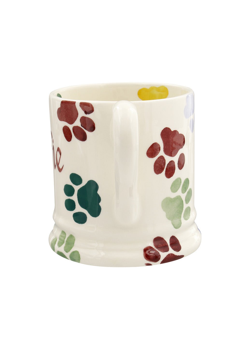 Personalised Polka Paws 1/2 Pint Mug