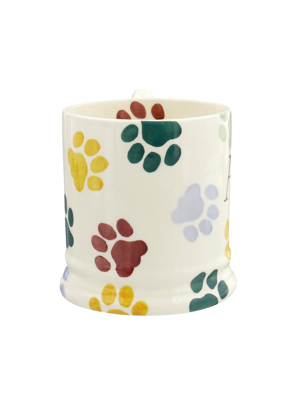 Personalised Polka Paws 1/2 Pint Mug