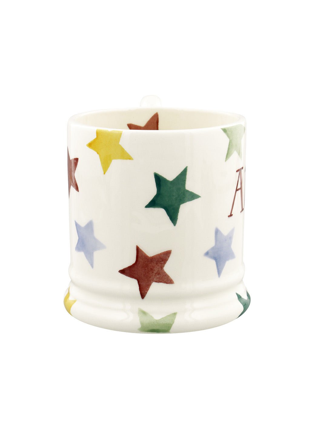 Personalised Polka Star 1/2 Pint Mug