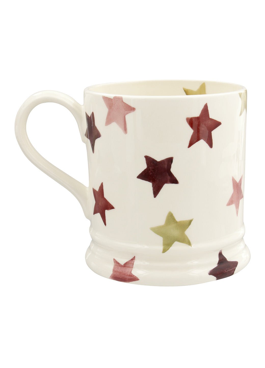 Personalised Pink & Gold Stars 1 Pint Mug