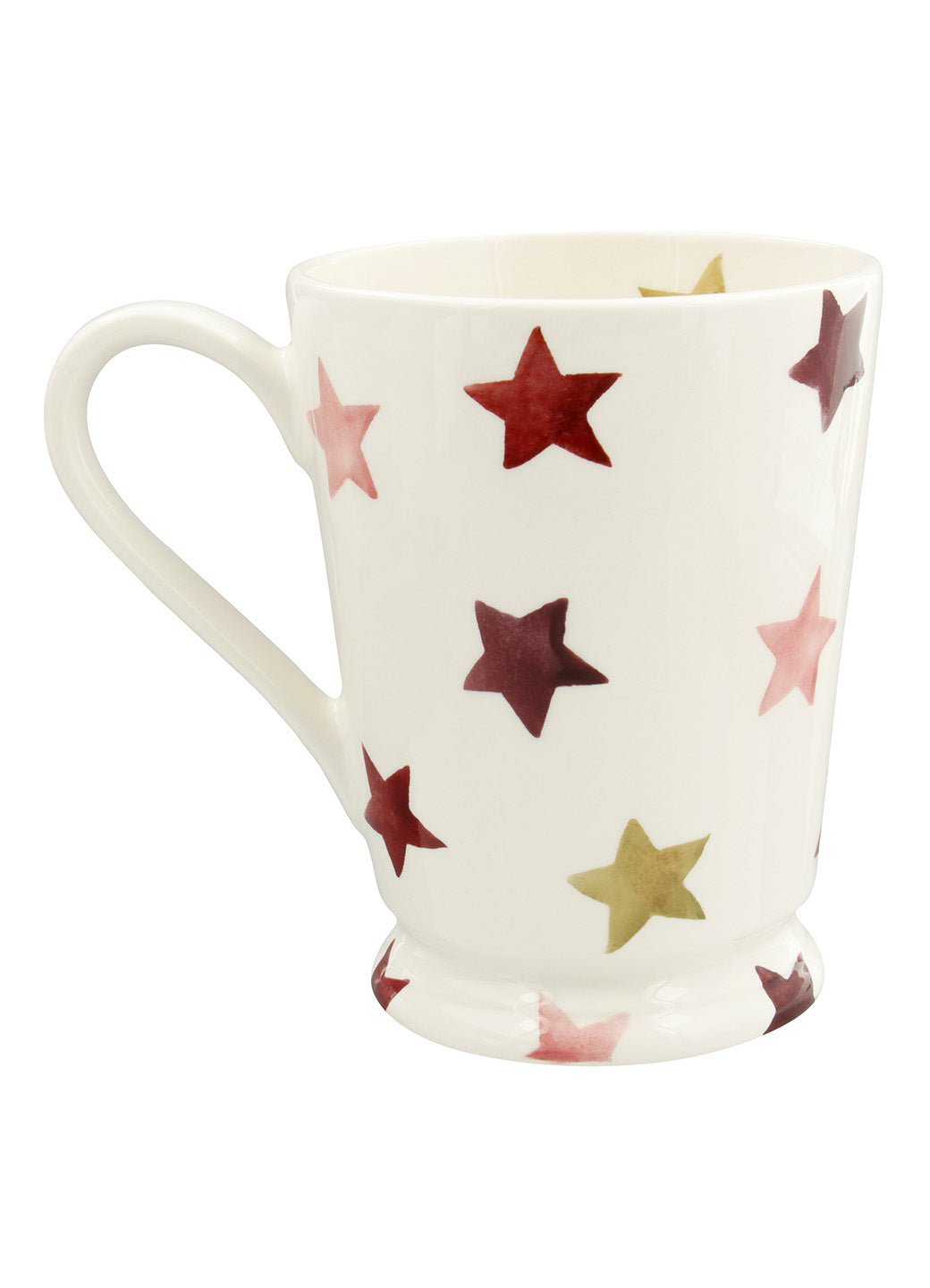 Personalised Pink & Gold Stars Cocoa Mug