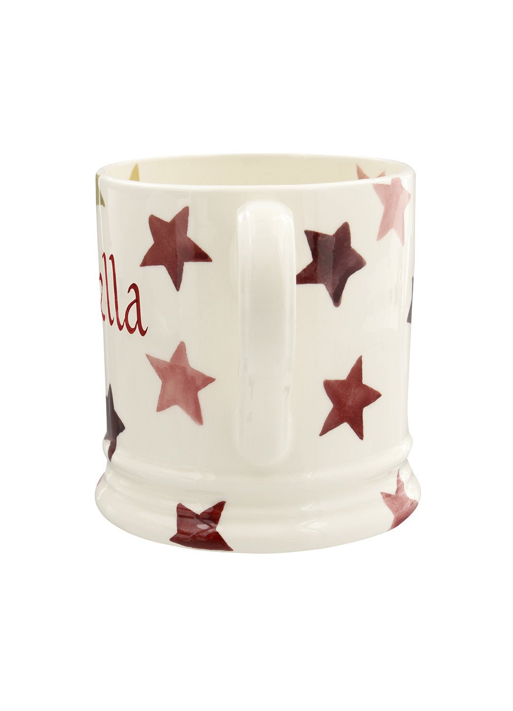 Personalised Pink & Gold Stars 1 Pint Mug