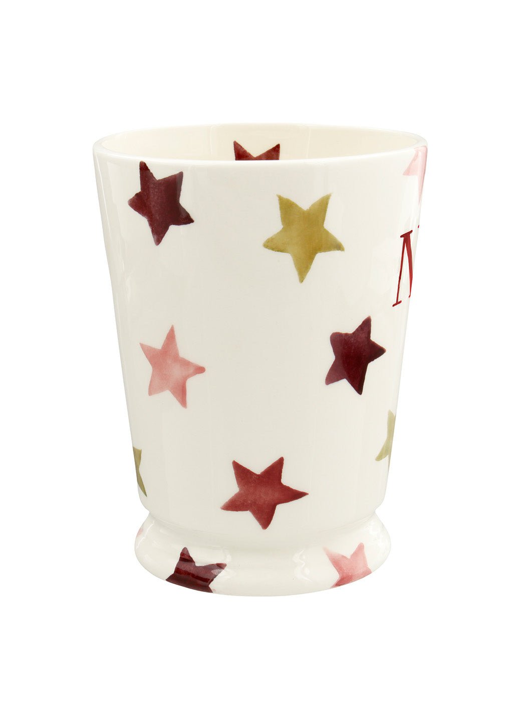 Personalised Pink & Gold Stars Cocoa Mug