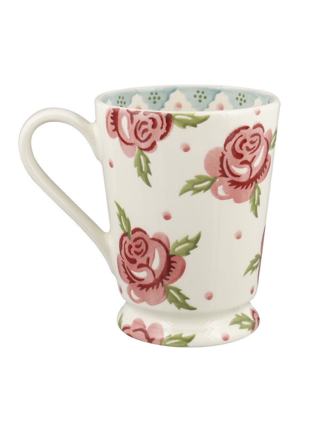Personalised Rose & Bee Cocoa Mug