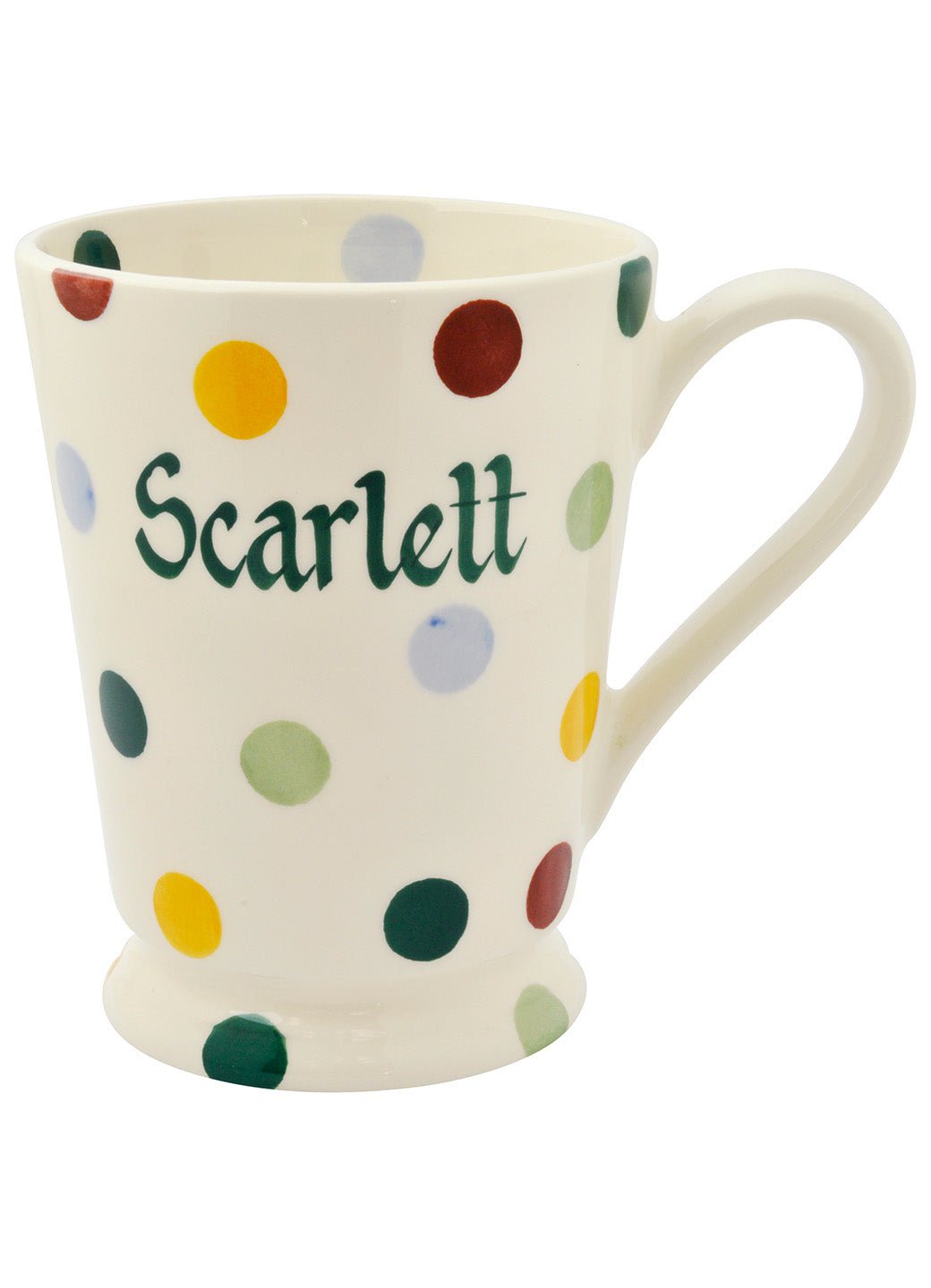 Personalised Polka Dot Cocoa Mug