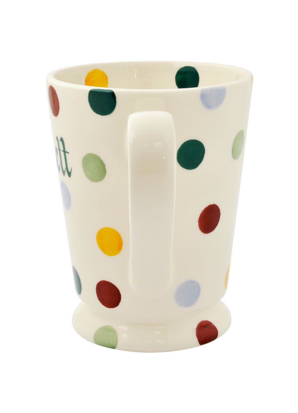 Personalised Polka Dot Cocoa Mug