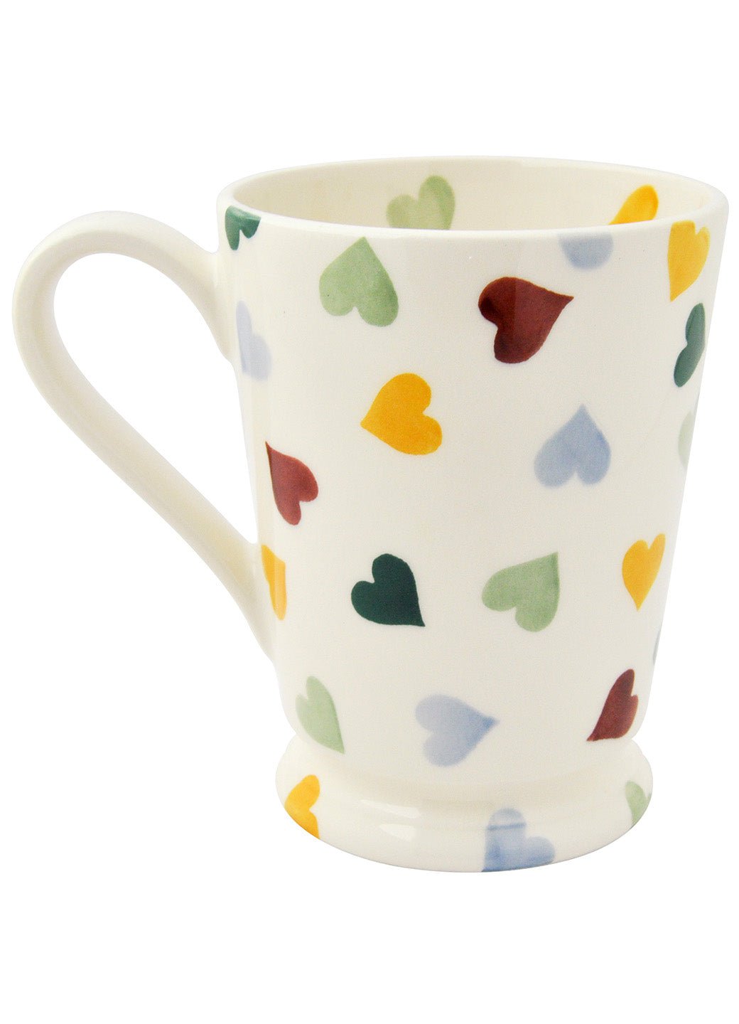 Personalised Polka Hearts Cocoa Mug