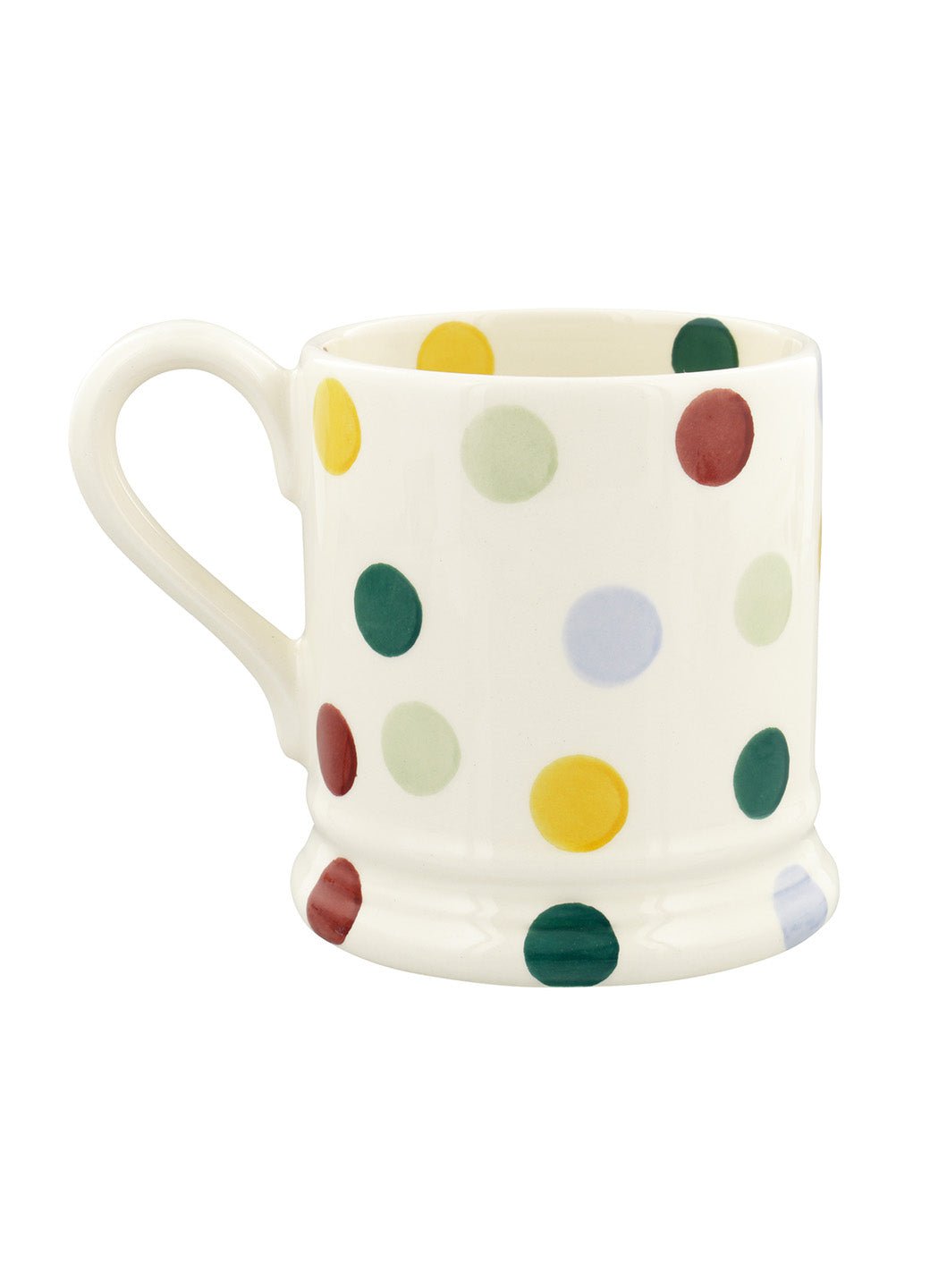 Personalised Polka Dot 1/2 Pint Mug