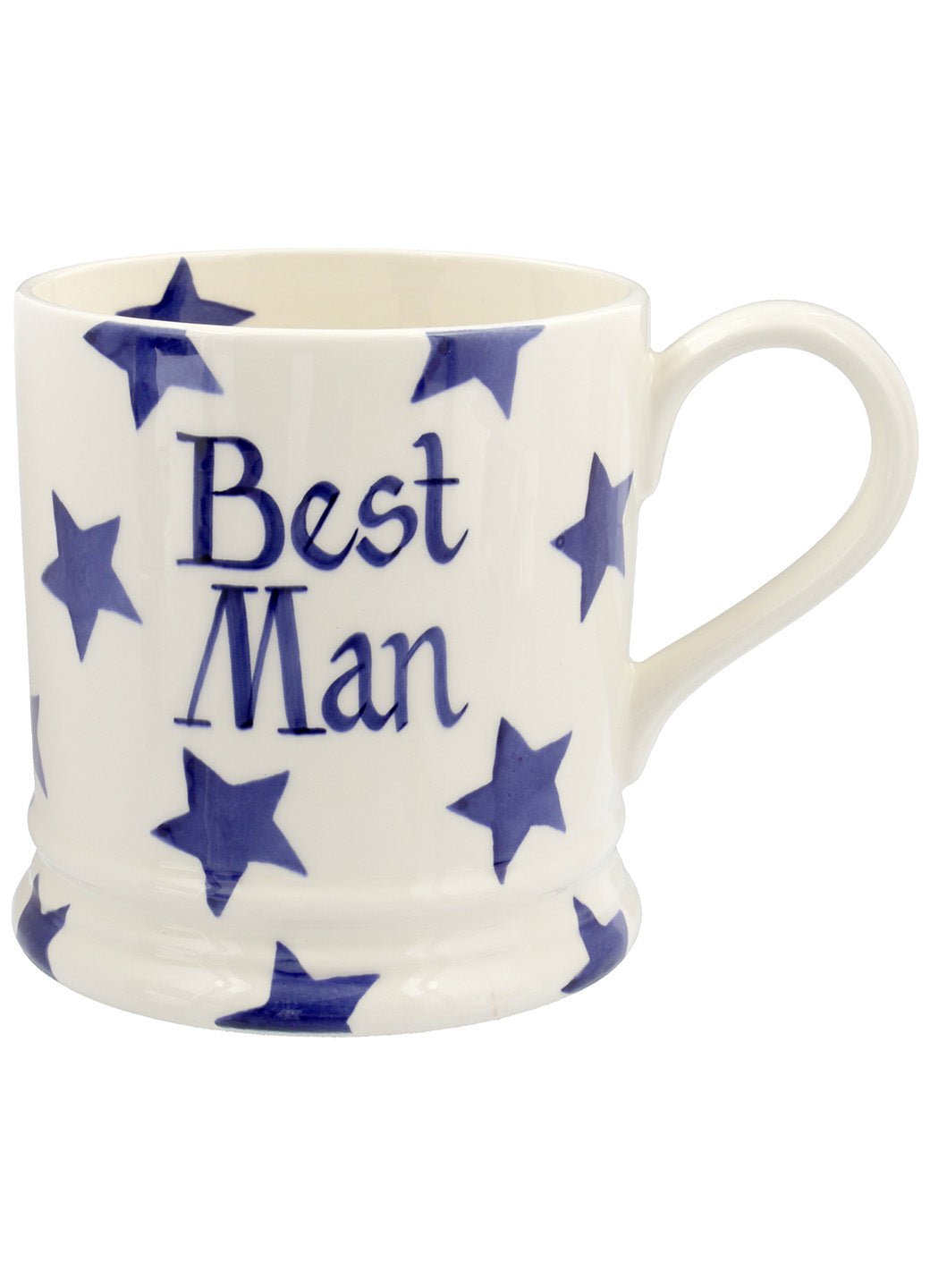 Personalised Blue Star 1 Pint Mug