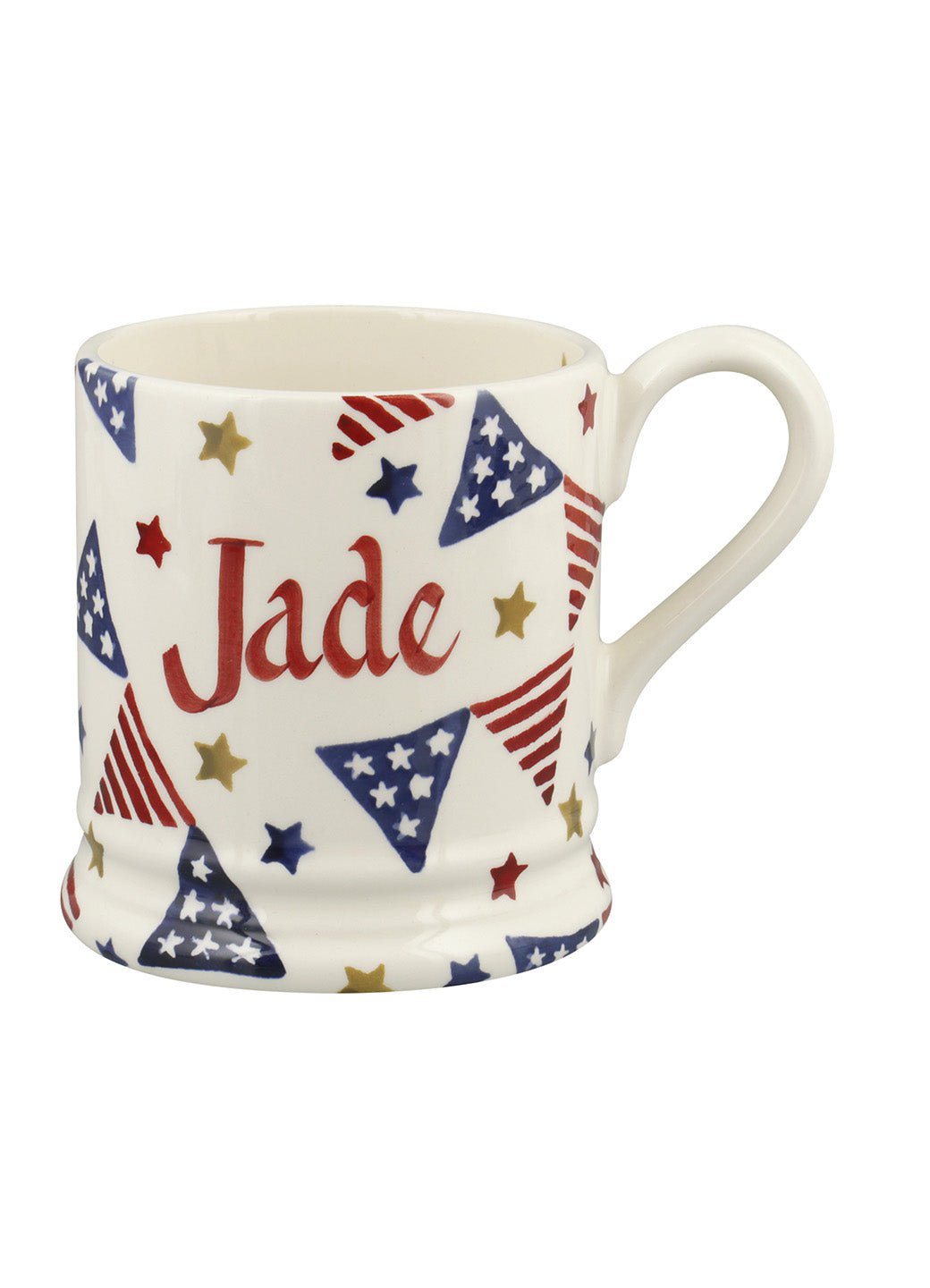 Personalised Stars & Stripes 1/2 Pint Mug