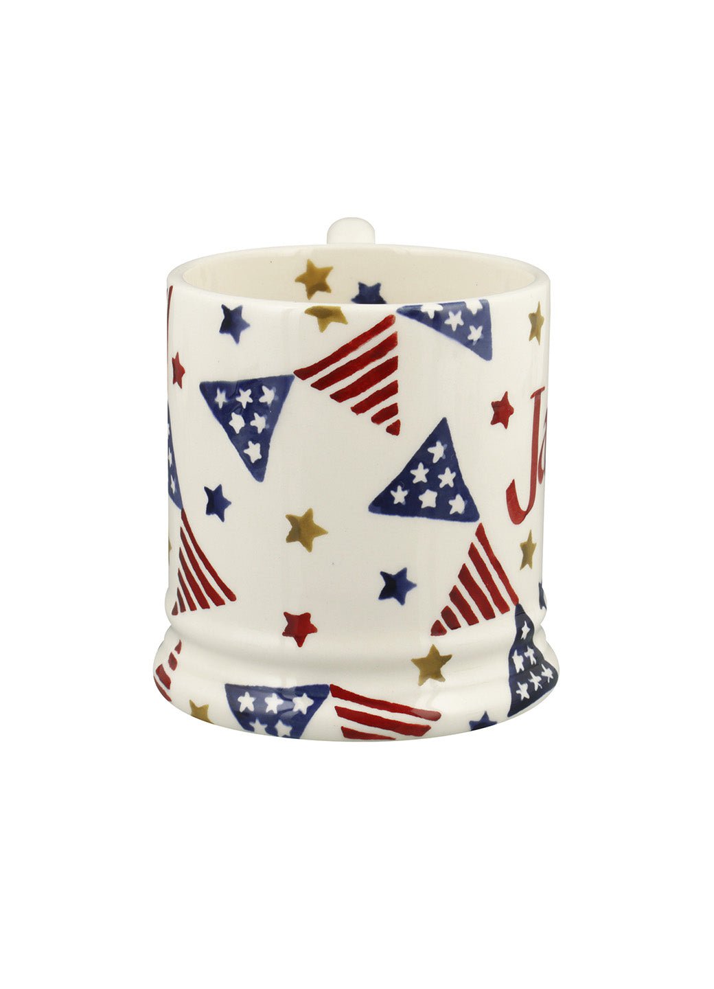 Personalised Stars & Stripes 1/2 Pint Mug