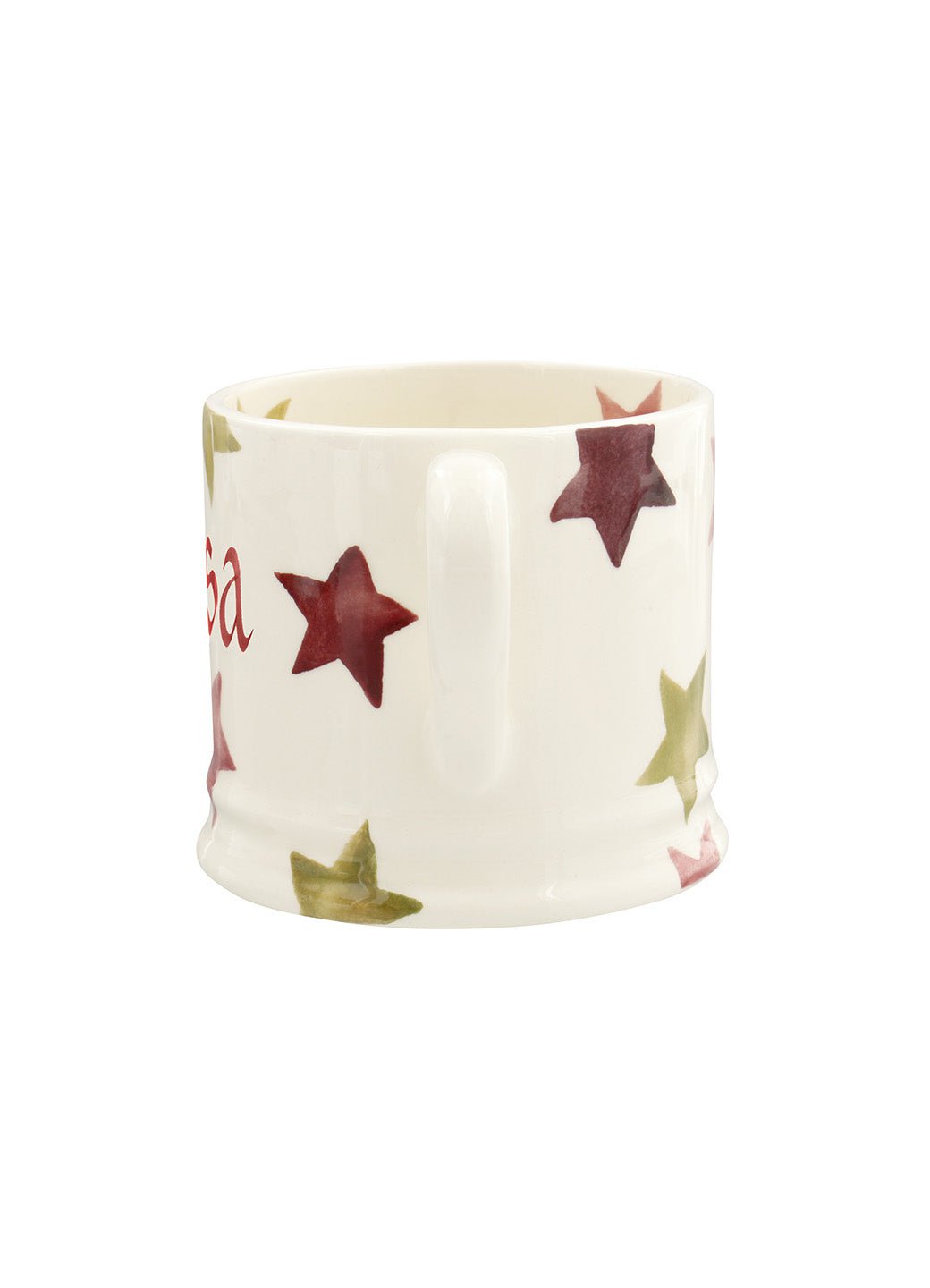 Personalised Pink & Gold Stars Small Mug