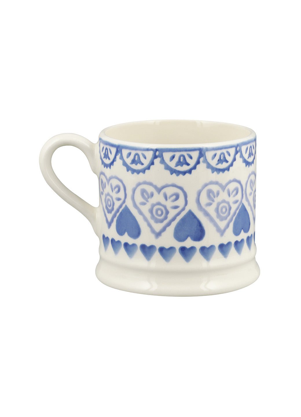 Personalised Blue Sampler Small Mug