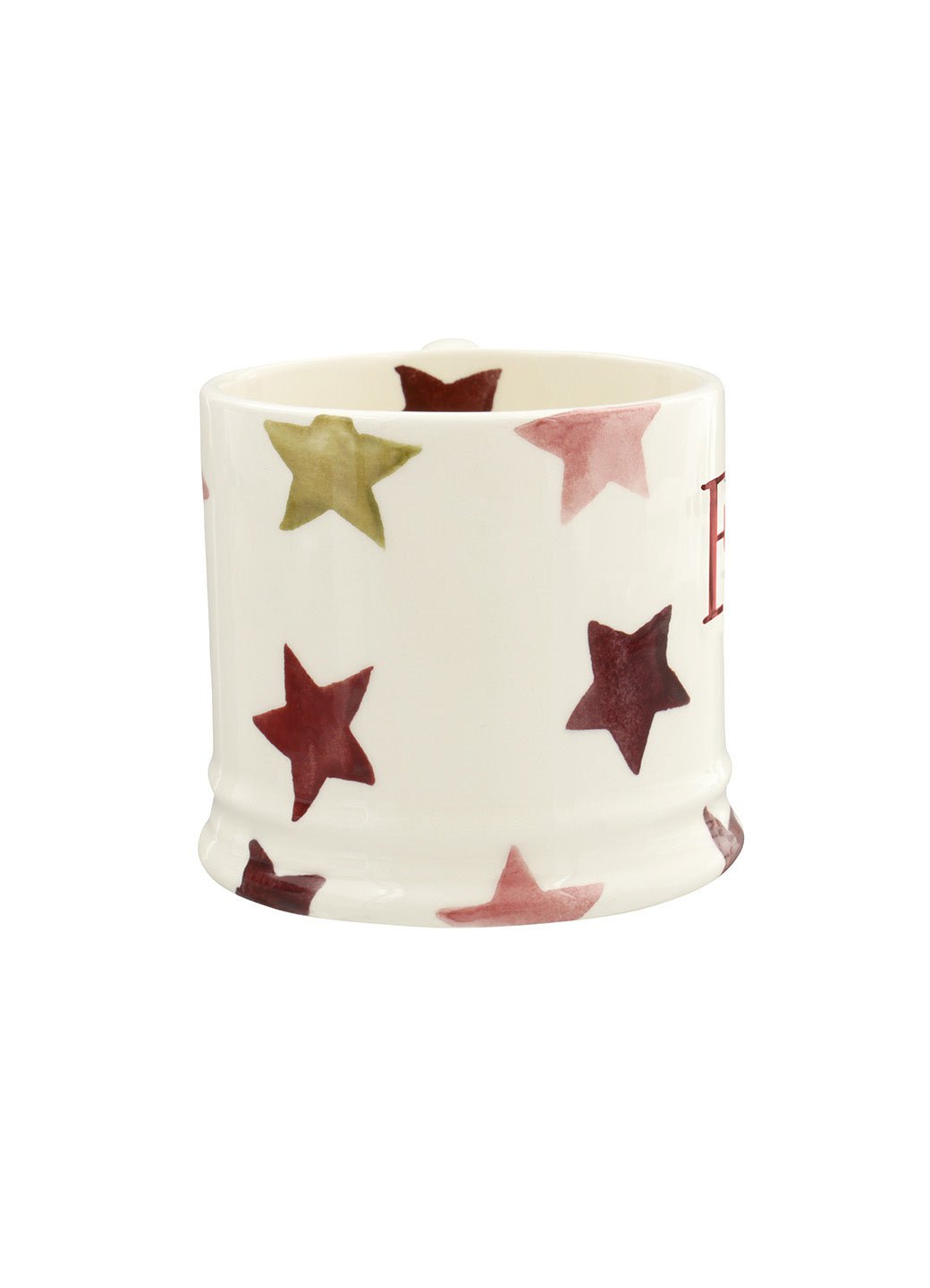 Personalised Pink & Gold Stars Small Mug