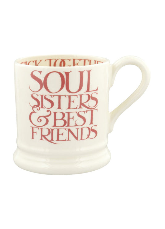 Seconds Pink Toast Soul Sisters 1/2 Pint Mug