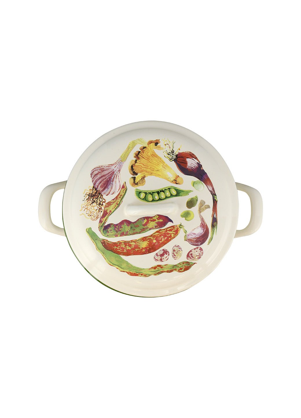 Mixed Vegetable Enamel Medium Cooking Pot